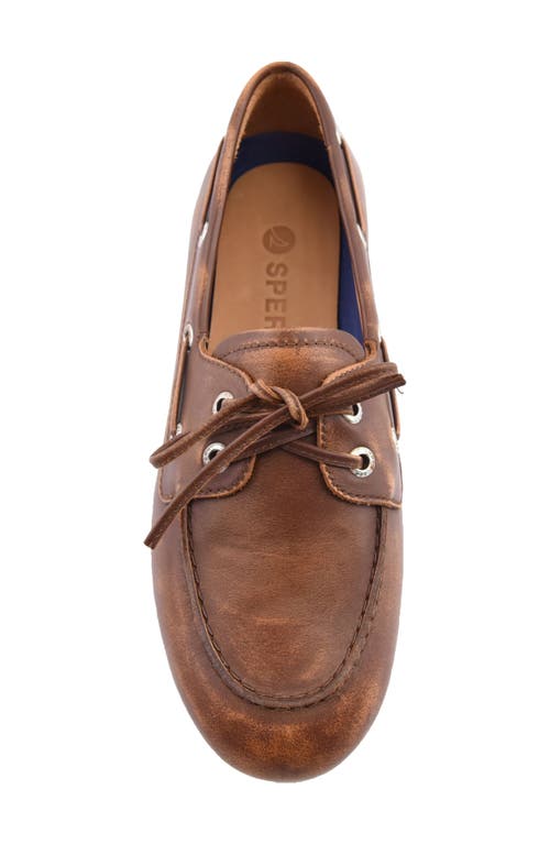 Sperry Top-sider® Slim Boat Shoe In Brown