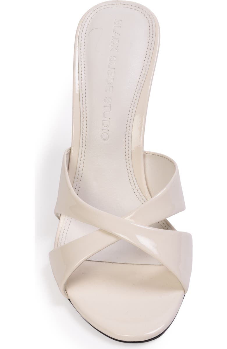 BLACK SUEDE STUDIO Aika 95 Mule, Alternate, color, Coconut Patent Leather