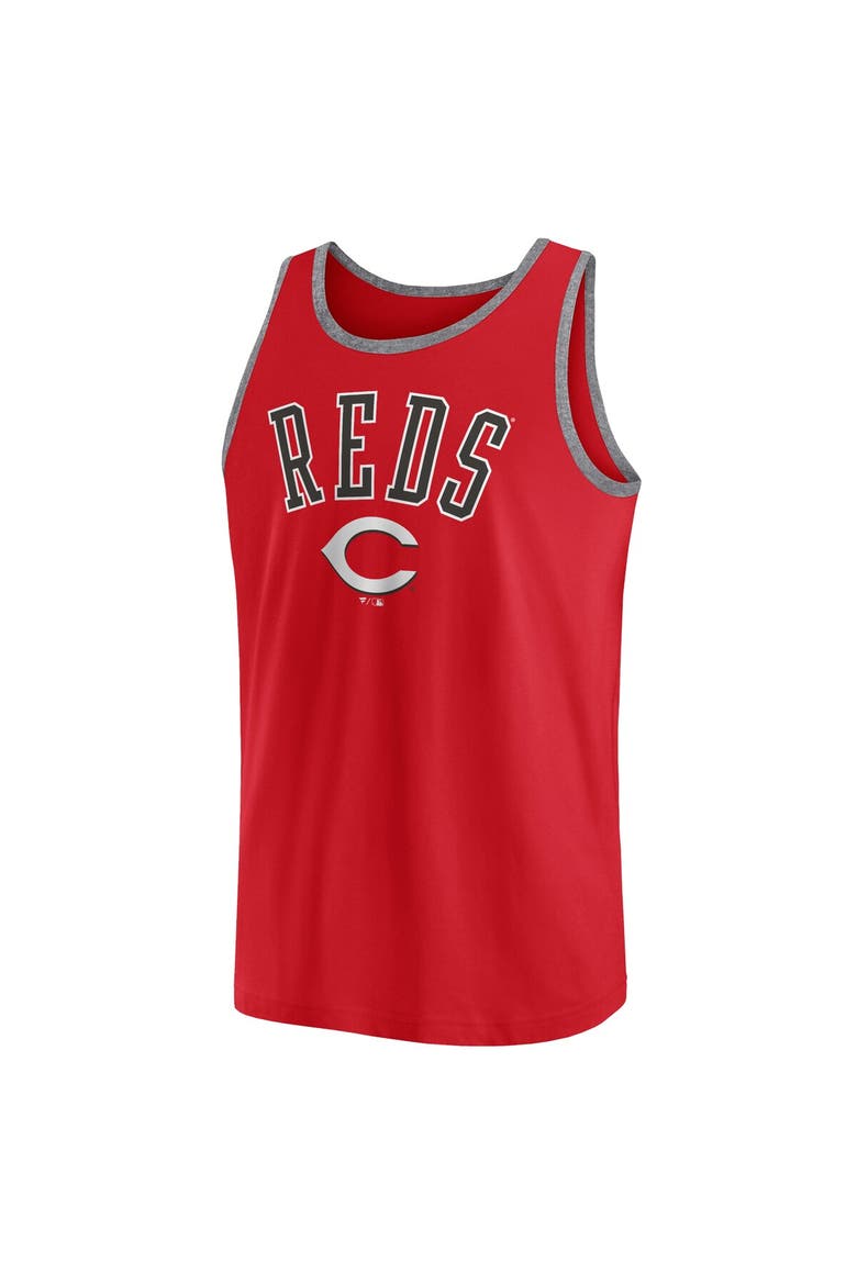 Men's Fanatics Red Cincinnati Reds Bet Tank Top, Alternate, color, Red