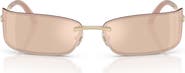 Jimmy Choo 73mm Rectangular Sunglasses