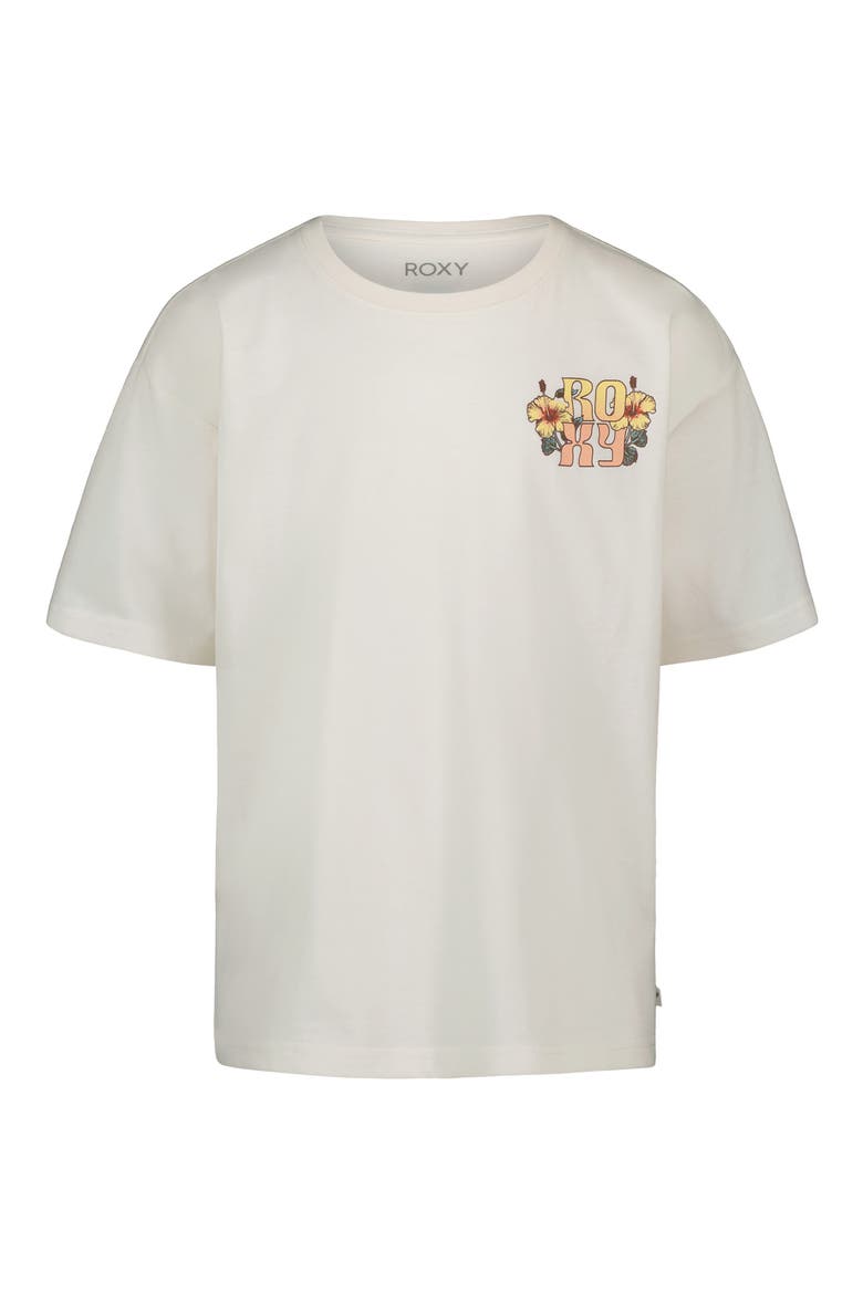 Kids' Soulflower Oversized Graphic Tee, Main, color, COCONUT MILK