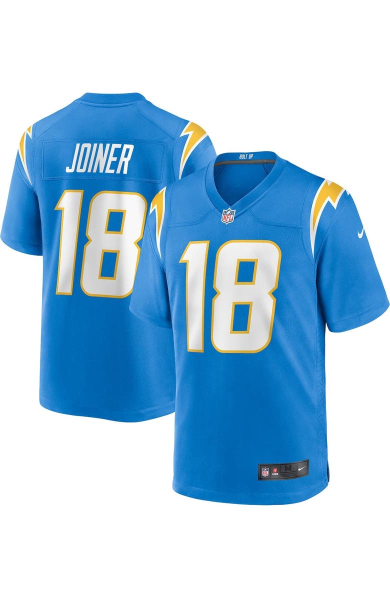 Nike Men's Nike Charlie Joiner Powder Blue Los Angeles Chargers Game Retired Player Jersey, Main, color,