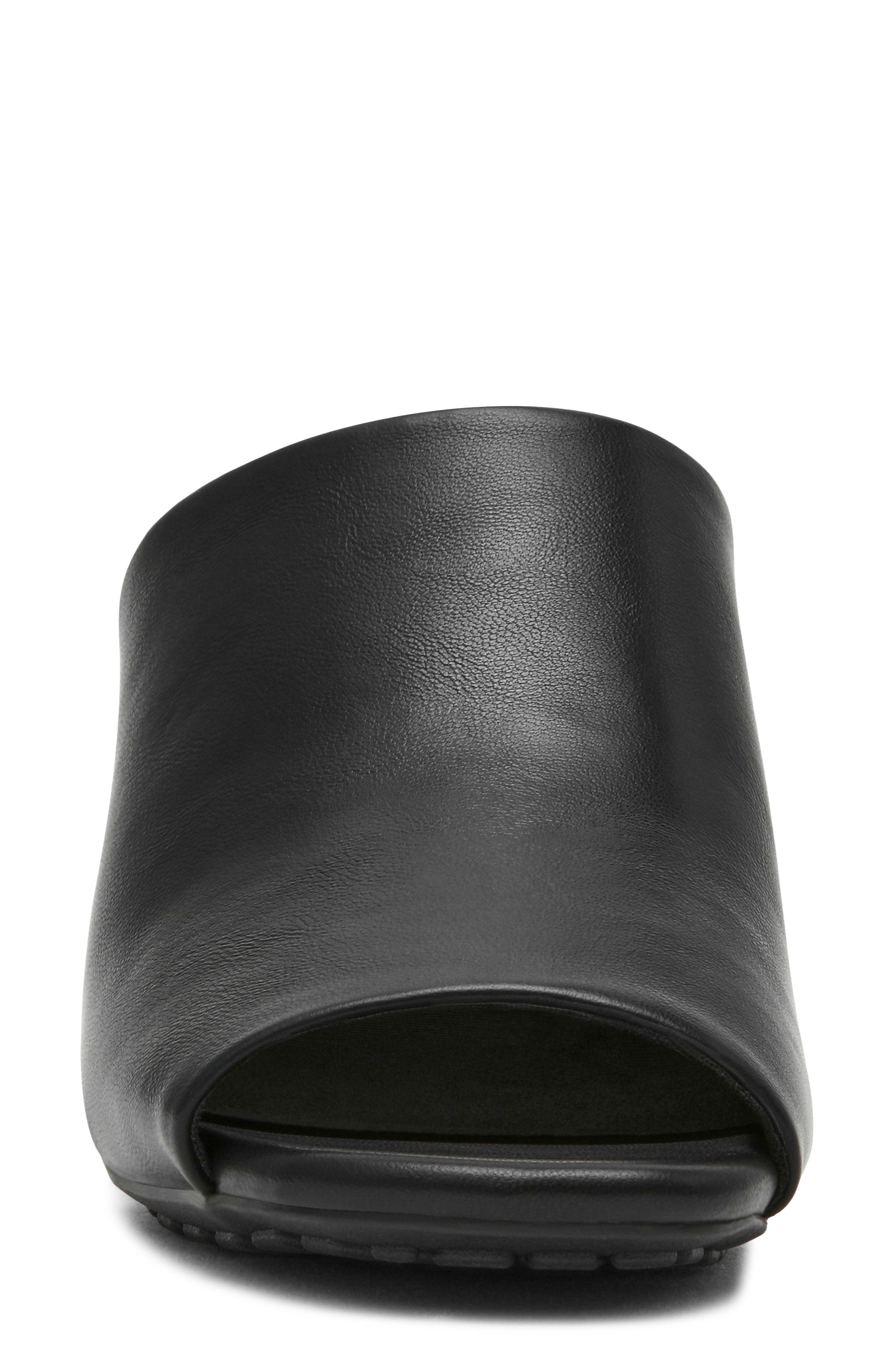 Nasiri Faux Leather Mule, Alternate, color, BLACK PU-SBPU