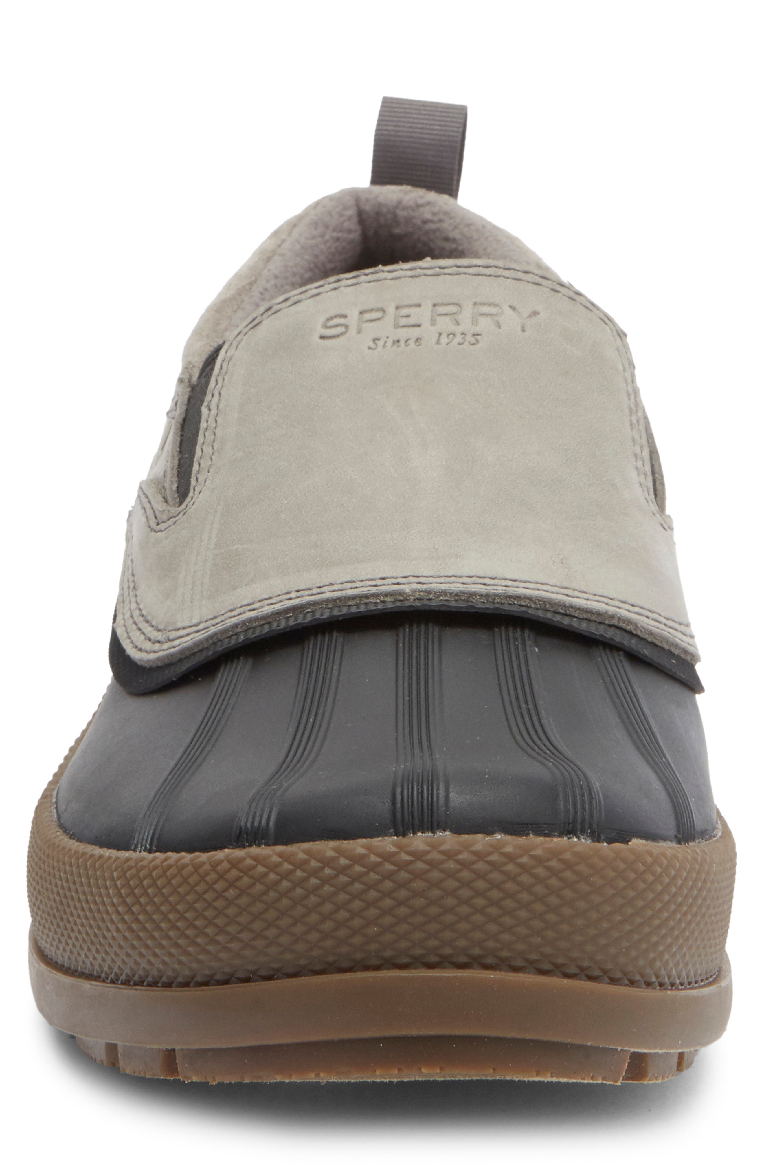 Sperry Coldbay Waterproof Duck Shoe, Alternate, color, Charcoal