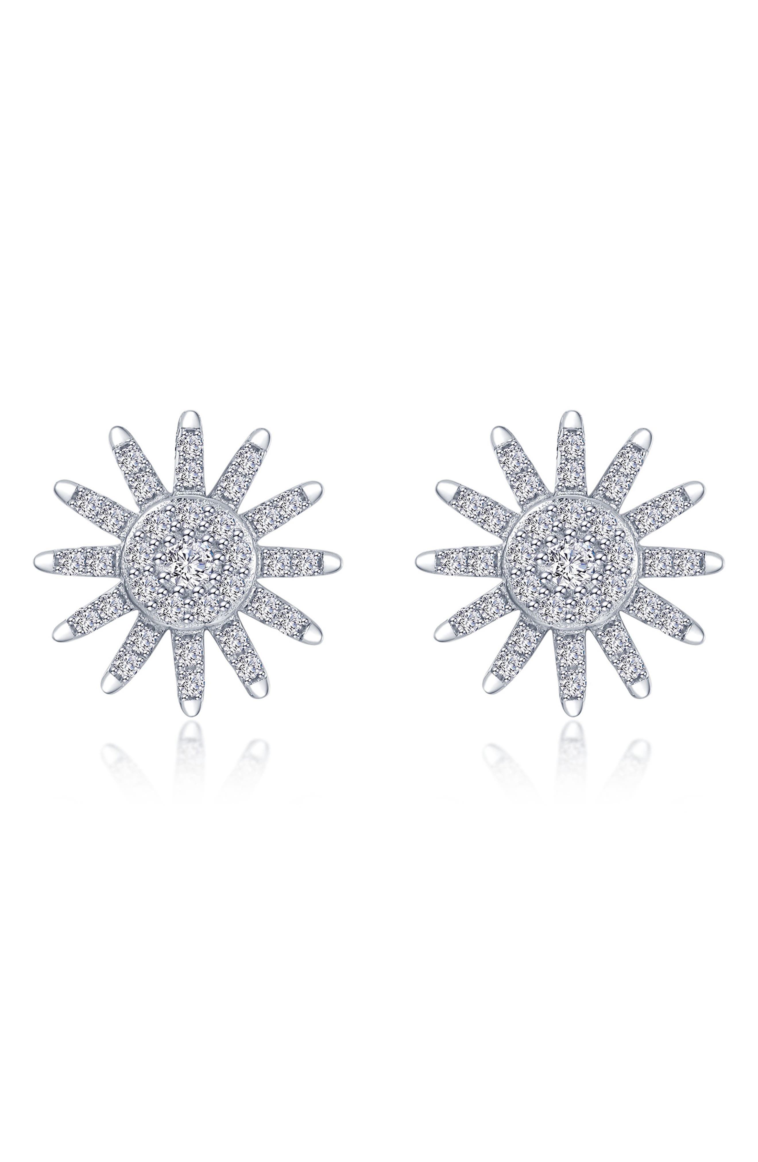 Lafonn Simulated Diamond Starburst Stud Earrings