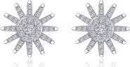 Lafonn Simulated Diamond Starburst Stud Earrings