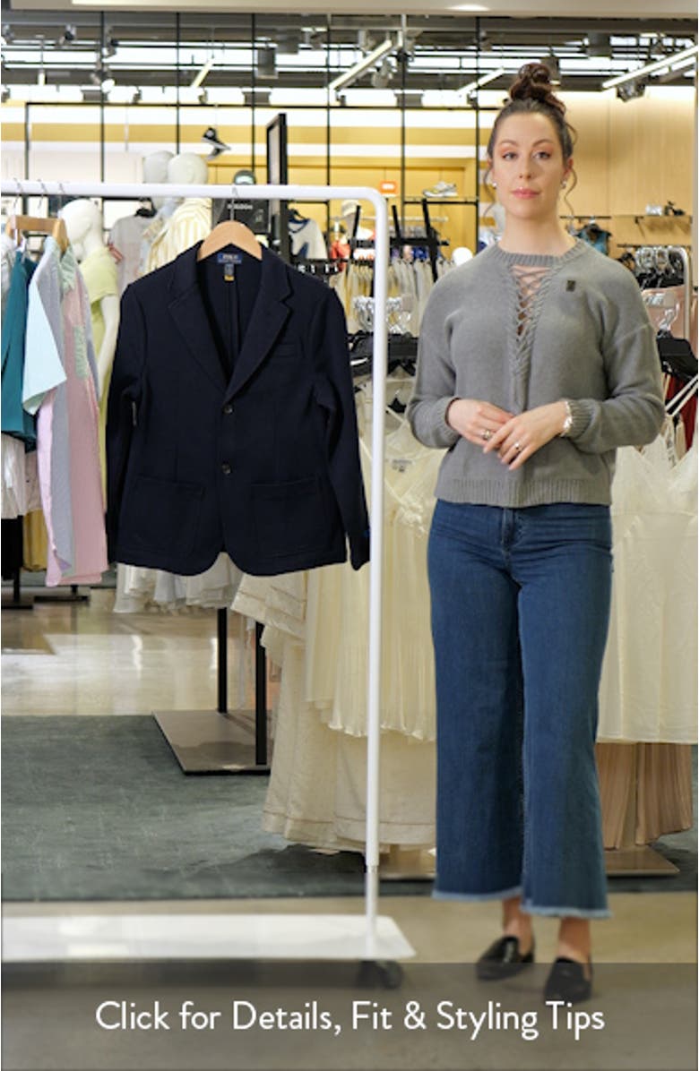 Kids' Double Knit Blazer, sales video thumbnail