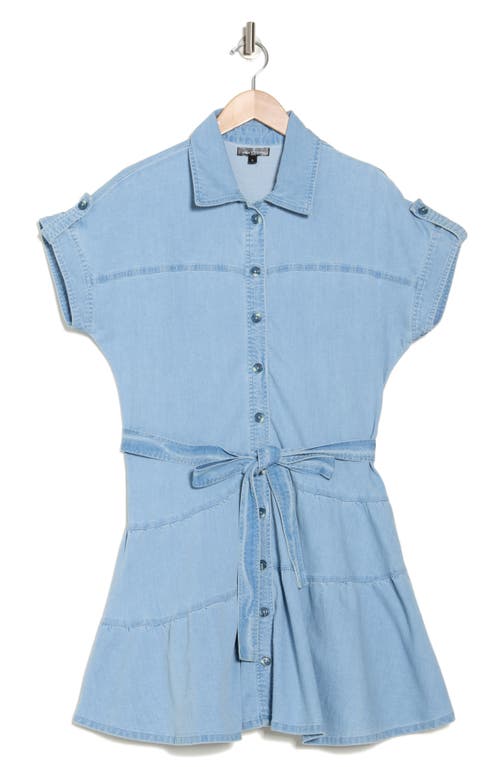 Area Stars Denim Shirtdress In Light Blue