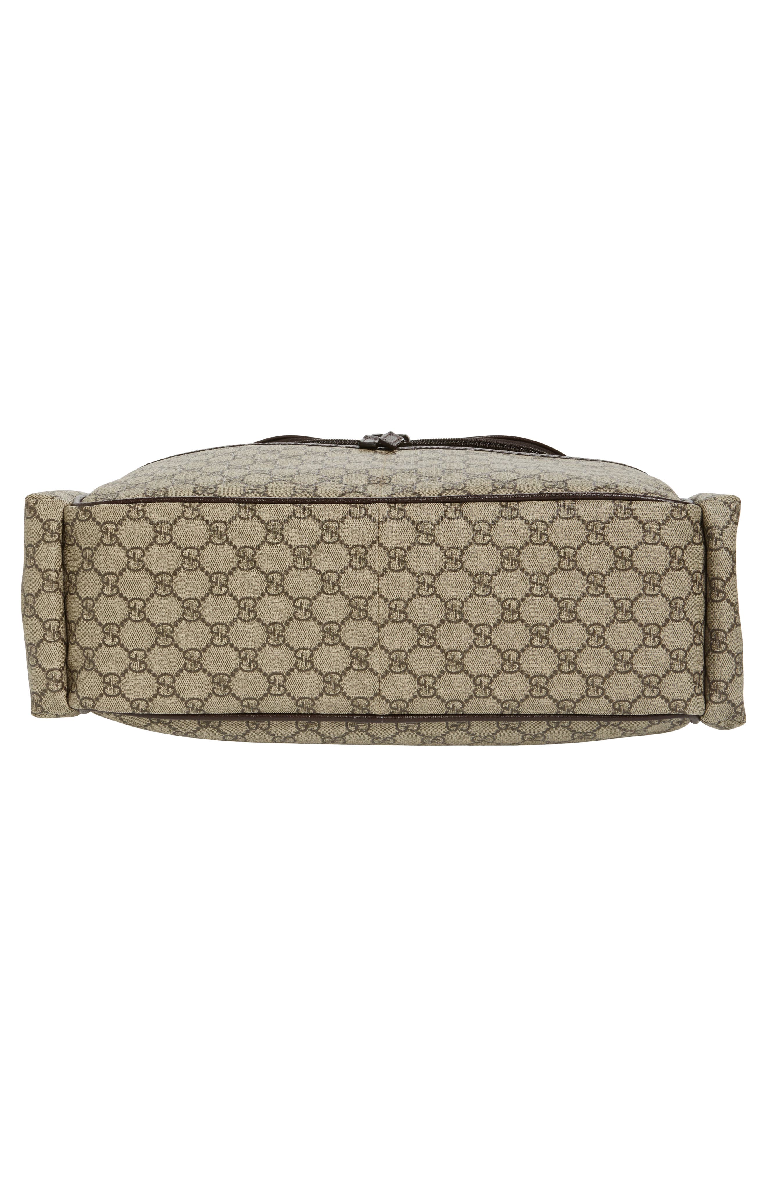 Gucci Double G Logo Diaper Bag, Alternate, color, 