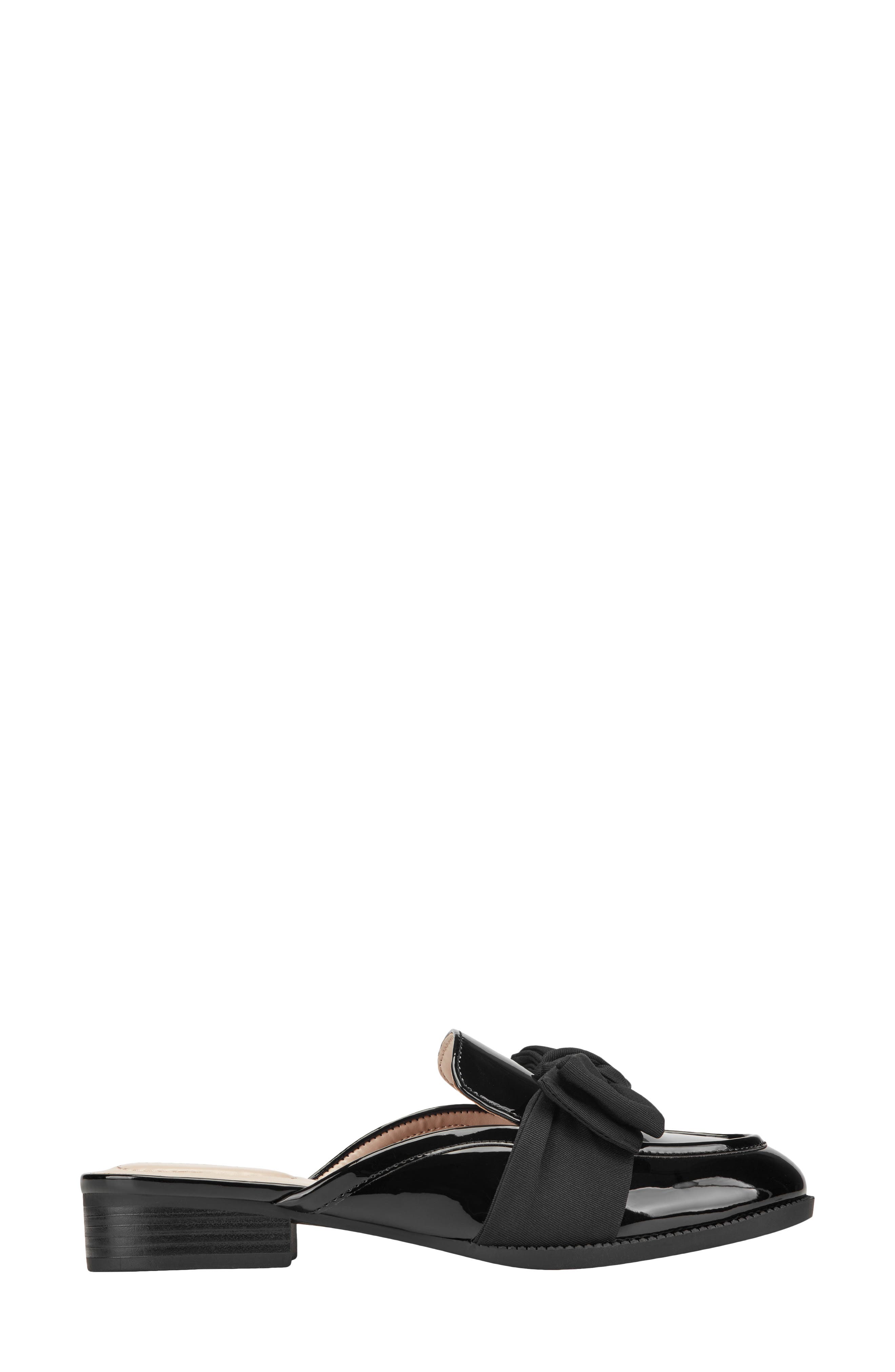 Bandolino Leilani Bow Mule, Alternate, color, Black