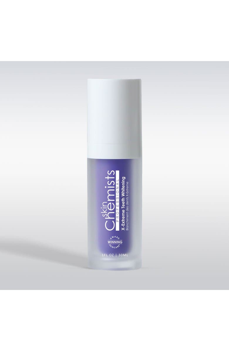 SKINCHEMISTS X-Exteme Teeth Whitening Toothpaste 30ml for Anti-Aging, Brightening, Alternate, color, White