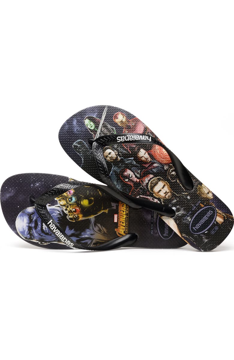 Havaianas Top Marvel Flip Flop, Alternate, color,