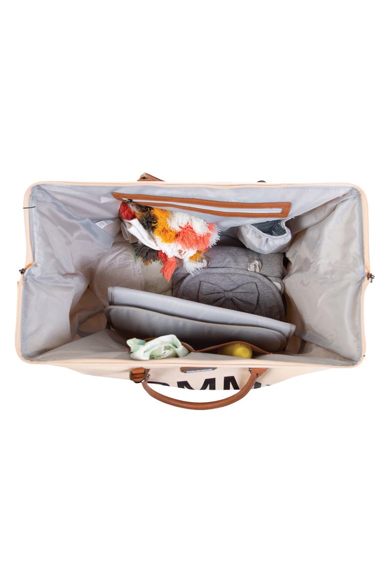XL Travel Diaper Bag, Alternate, color, OFF WHITE