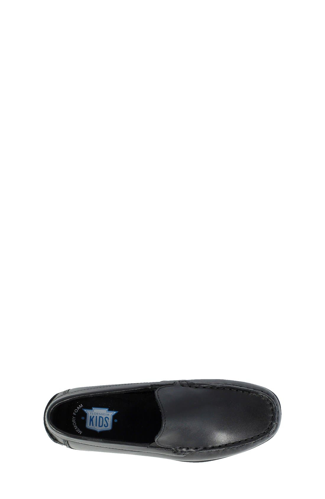 Kids' Jasper Jr Venetian Loafer, Alternate, color, BLACK LEATHER