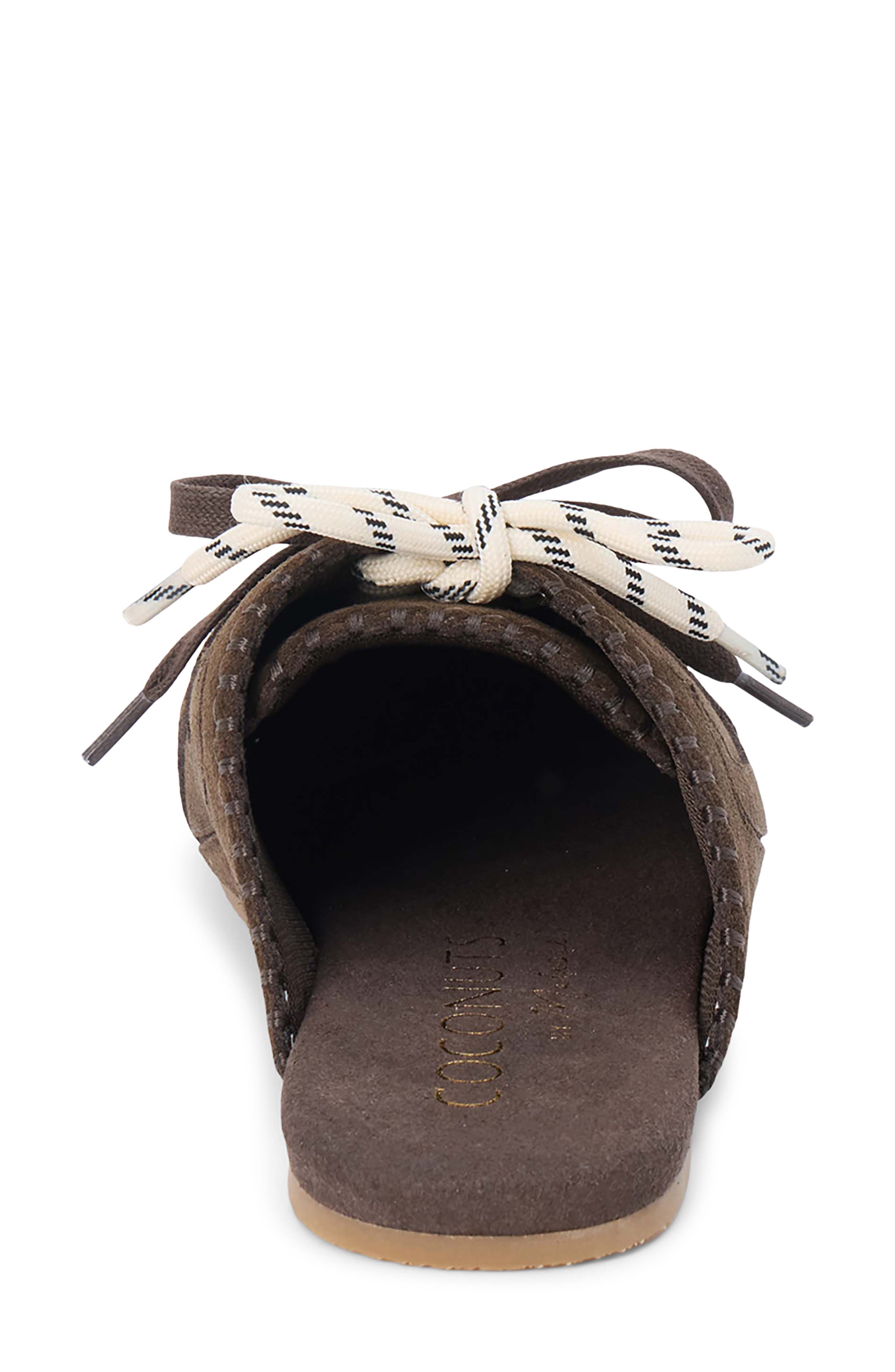 Coconuts by Matisse Devyl Lace-Up Mule, Alternate, color, Choco