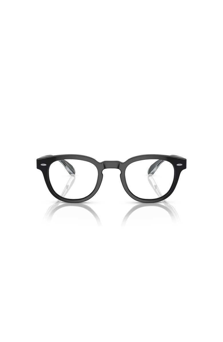 Oliver Peoples 49mm Phantos optical glasses, Alternate, color, Black