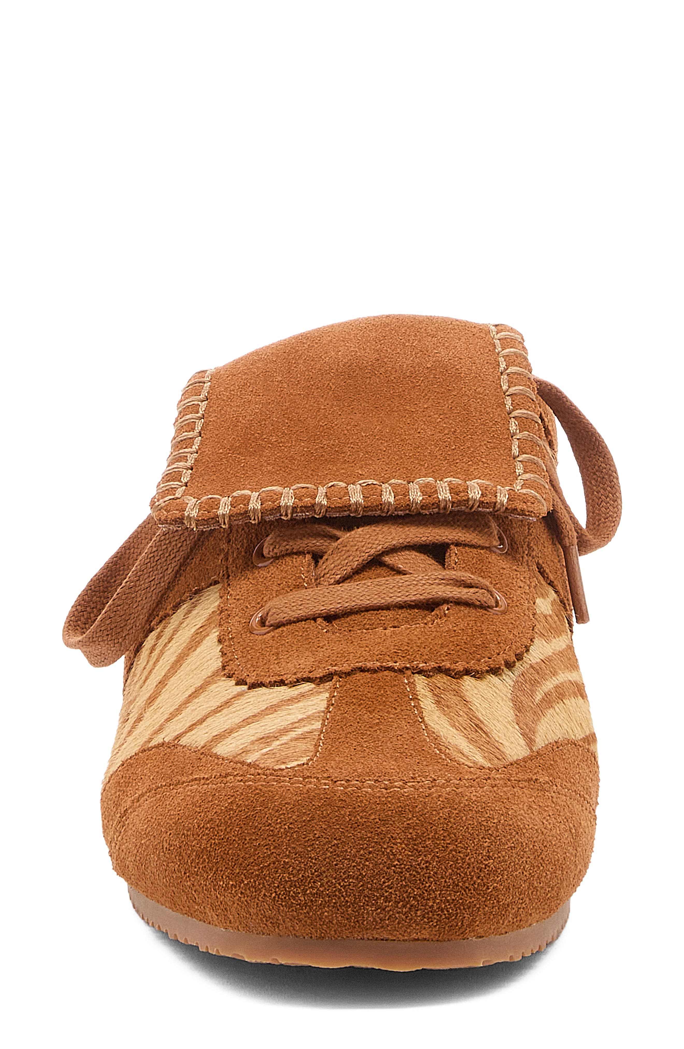 Scotty Flat Mule, Alternate, color, ZEBRA CALF HAIR