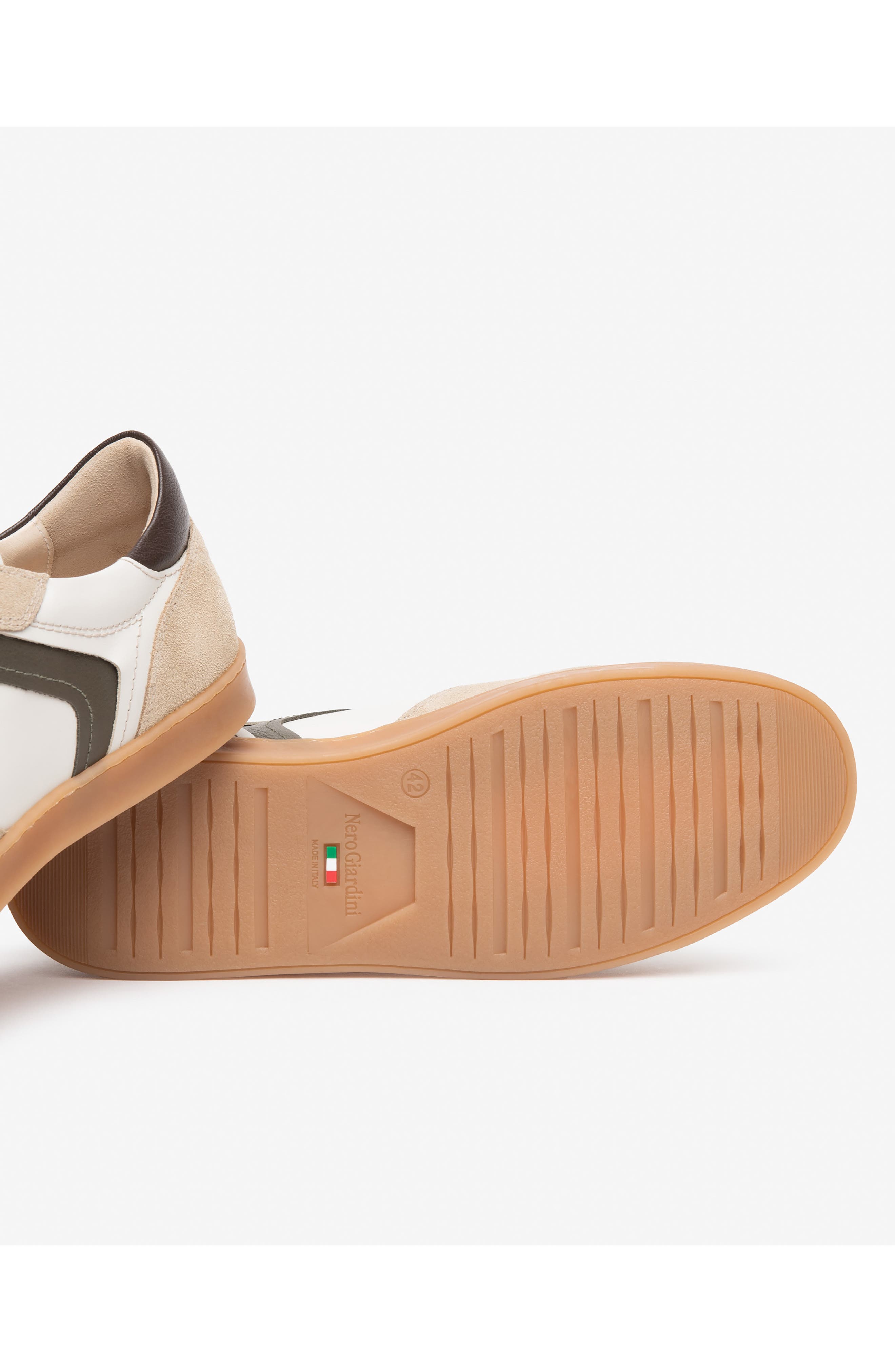Low Top Sneaker, Alternate, color, TAUPE/ OLIVE MULTI