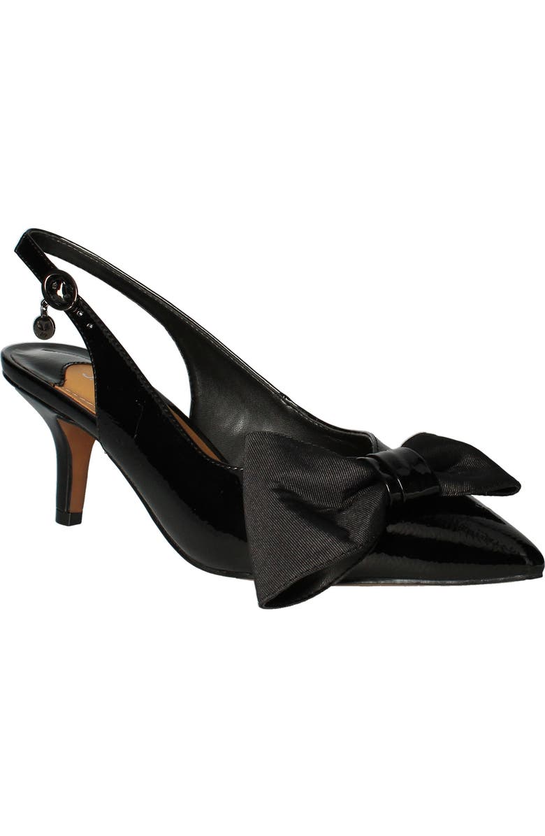 J. Reneé J.Renée Devika Slingback Pointed Toe Pump, Main, color, Black
