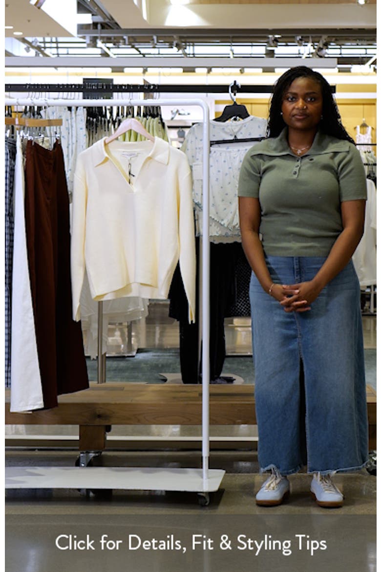 Oversize Johnny Collar Sweater video