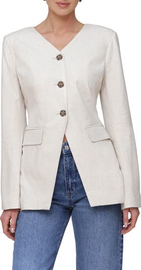V-Neck Longline Blazer