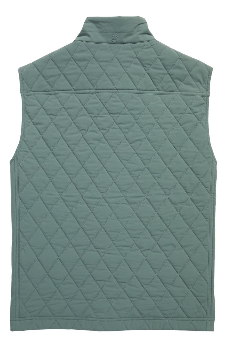 vineyard vines The Dorset Water Repellent Quilted Vest, Alternate, color, Balsam