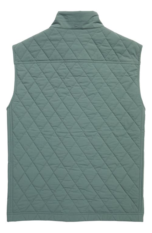 Vineyard Vines The Dorset Water Repellent Quilted Vest In Gray