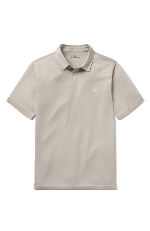 The Normal Brand Performance Piqué Polo In Greystone