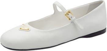 バレエシューズ Prada Ballerina PRADA エレガントな ◇ ナッパレザー バレリーナ ◇ 人気 (PRADA