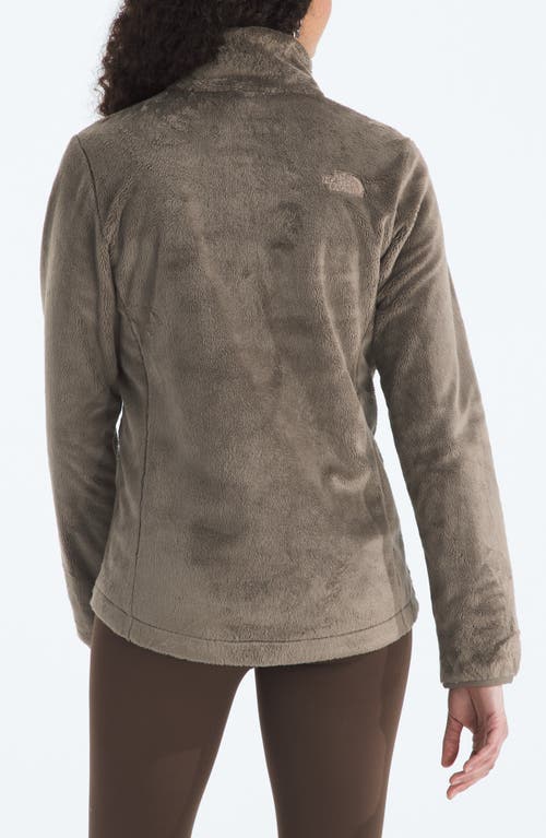 The North Face Osito Zip Fleece Jacket In Brown