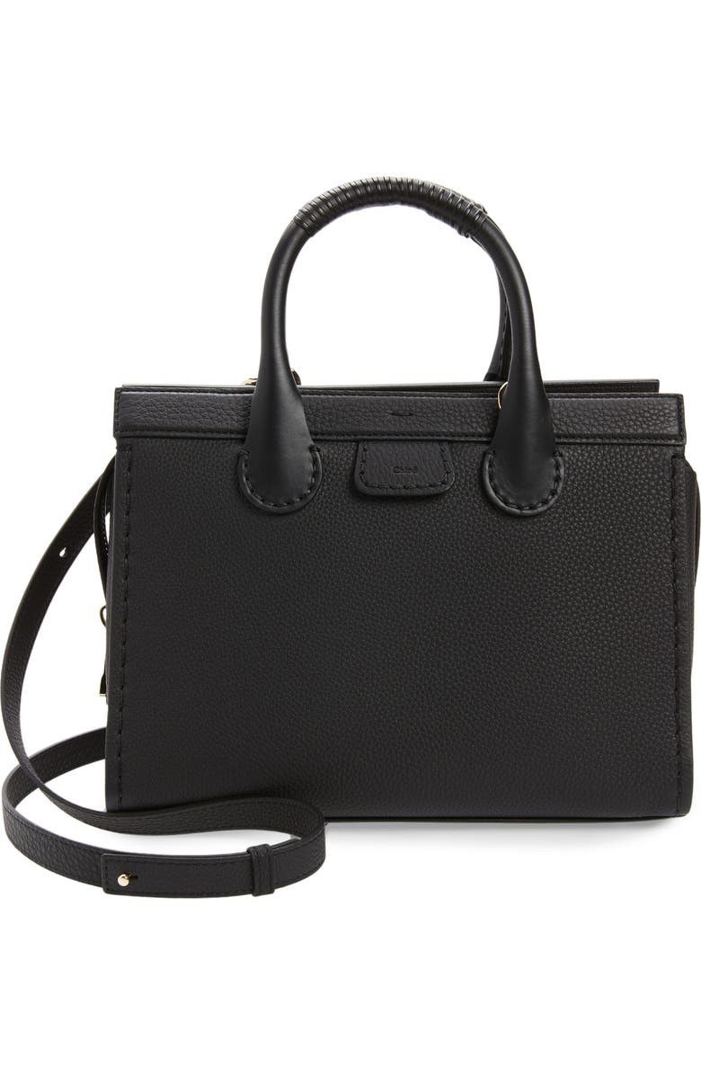 Chloé Medium Edith Leather Tote, Main, color,
