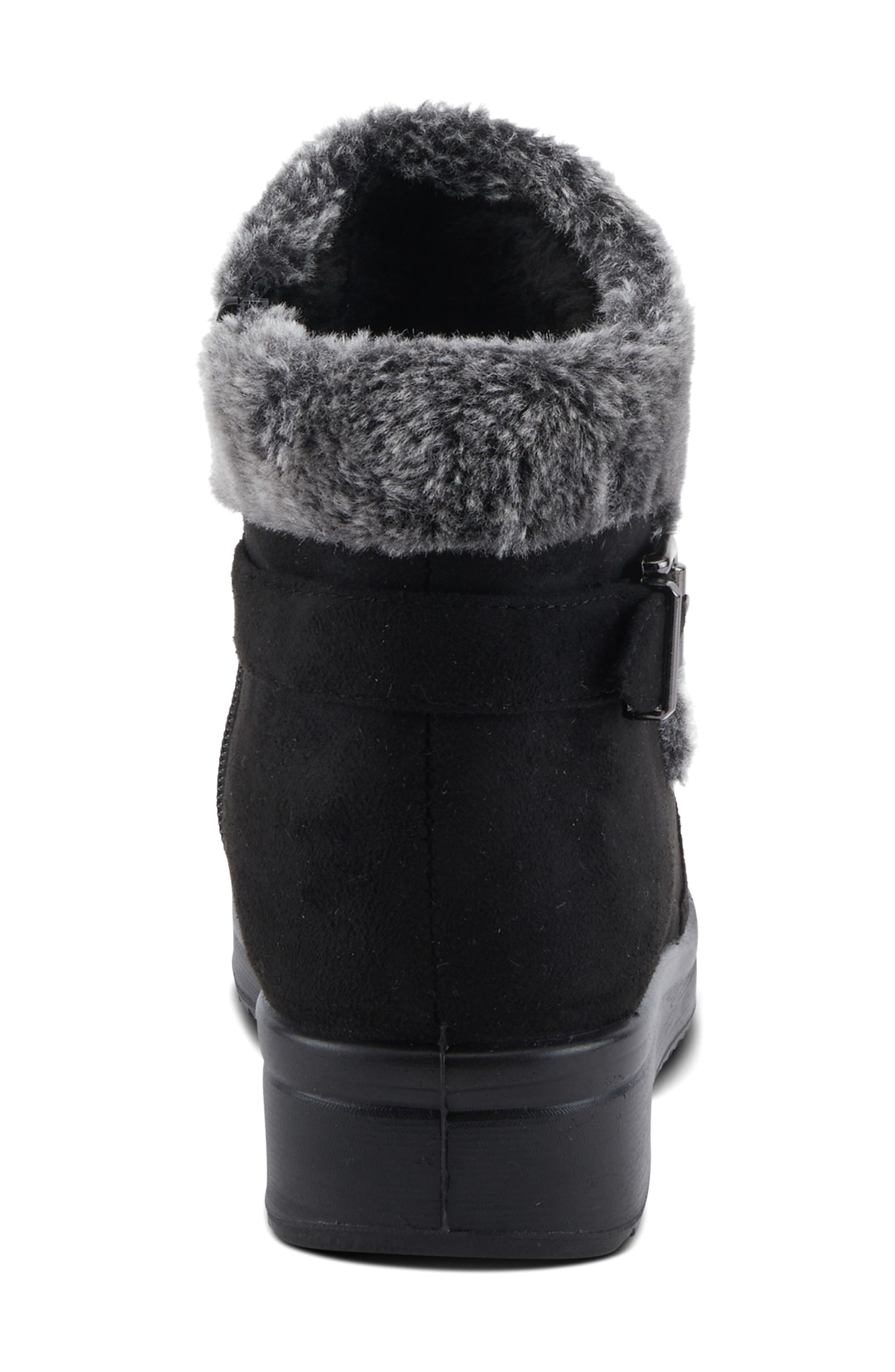 Santuzza Waterproof Faux Fur Winter Boot, Alternate, color, BLACK