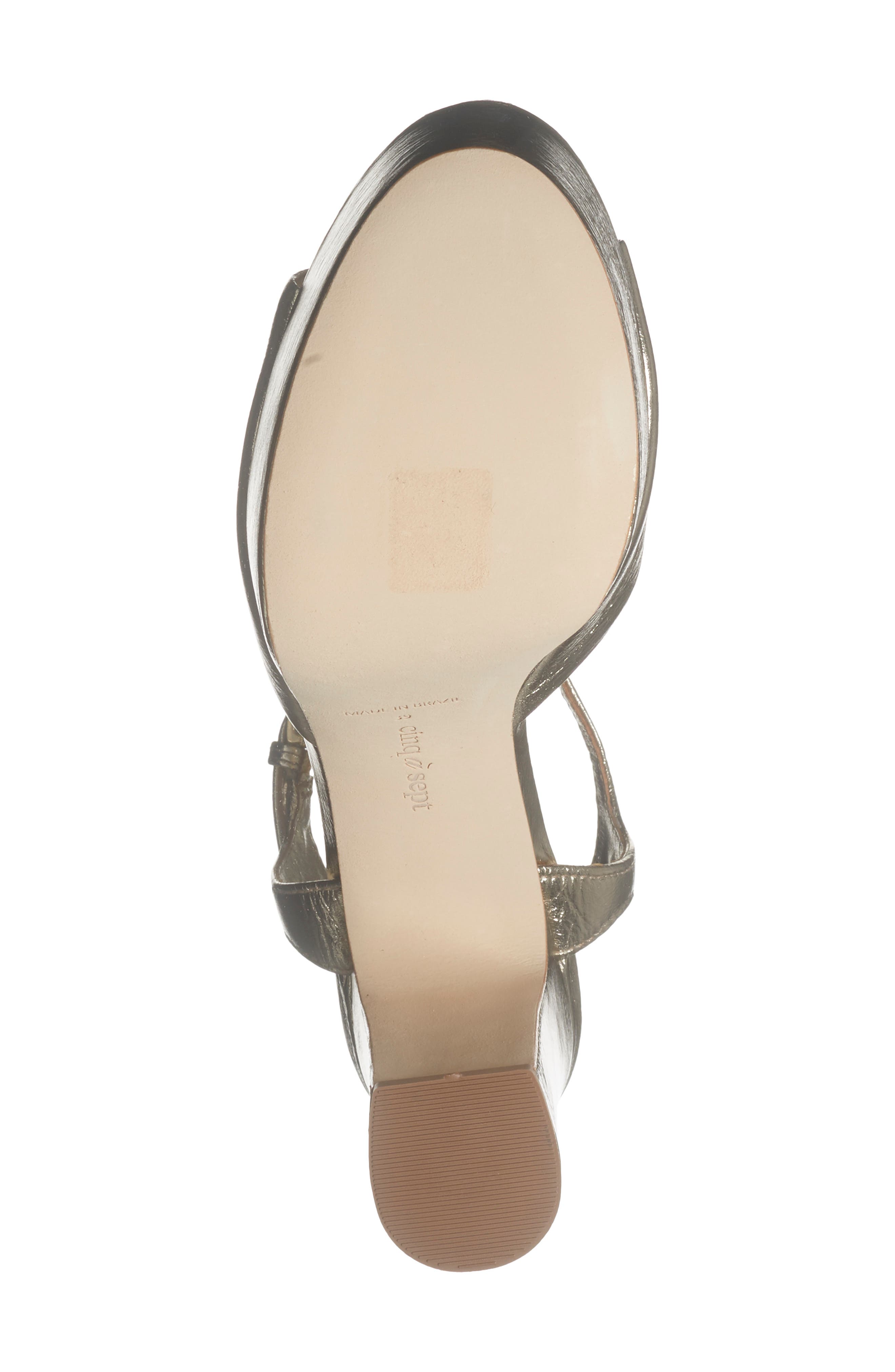 Arianna Ankle Strap Platform Sandal, Alternate, color, LIGHT GOLD
