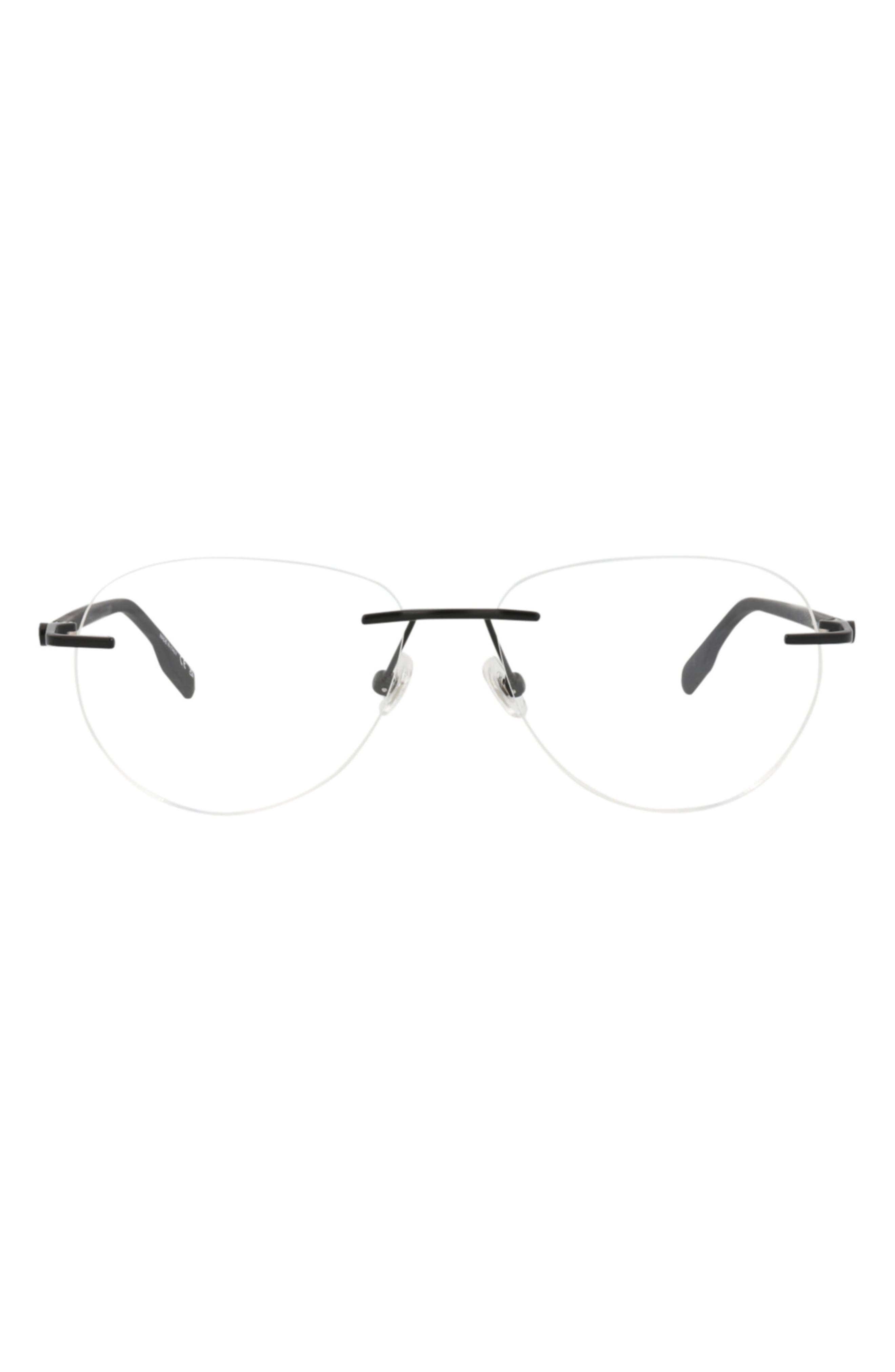 Montblanc 56mm Rimless Square Optical Glasses