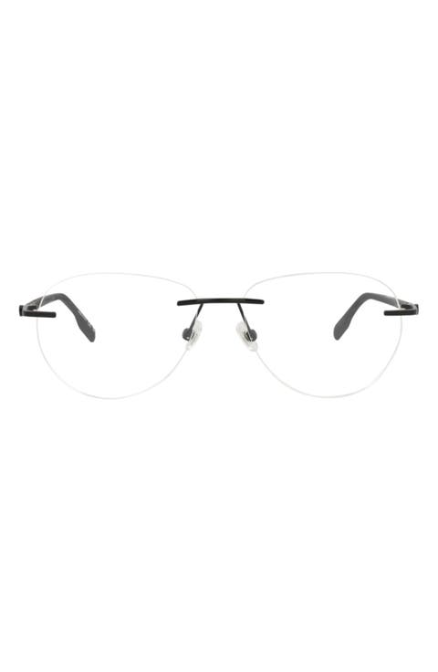 56mm Rimless Square Optical Glasses