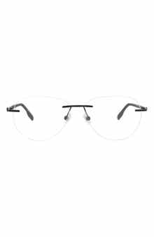 Montblanc 56mm Rimless Square Optical Glasses