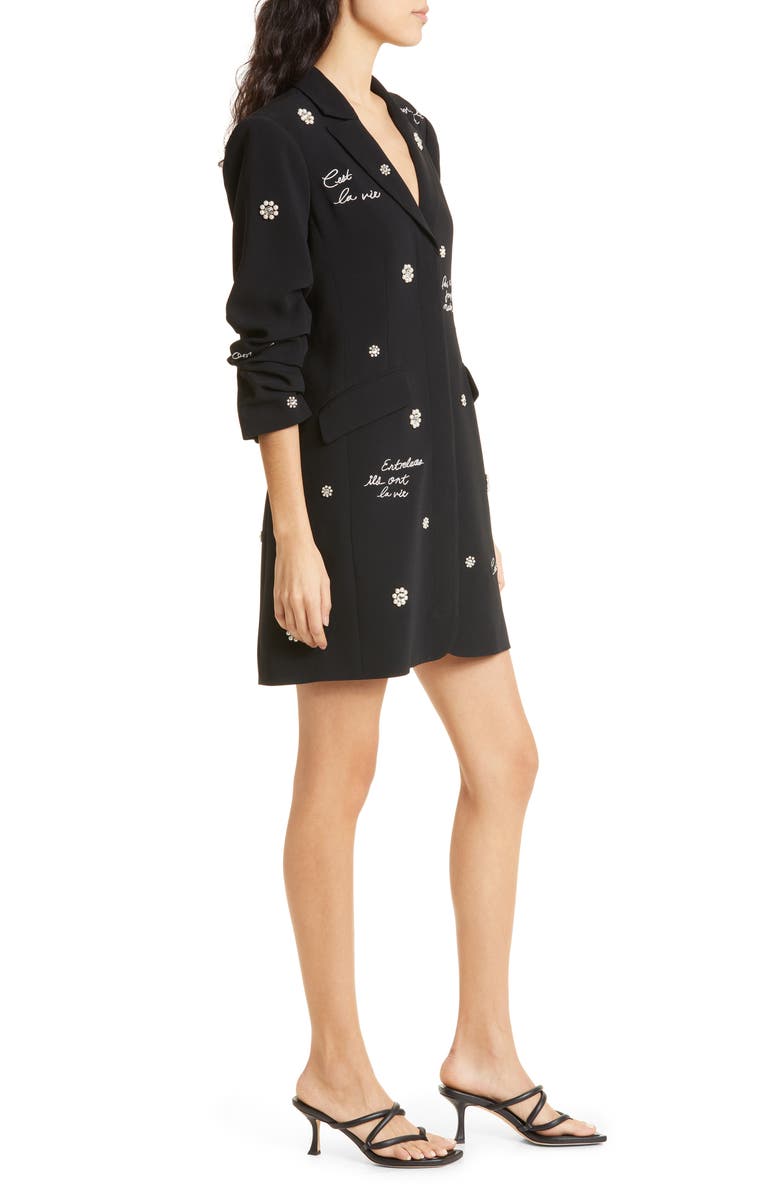 Cinq à Sept Joel Embellished Tailored Minidress, Alternate, color, 