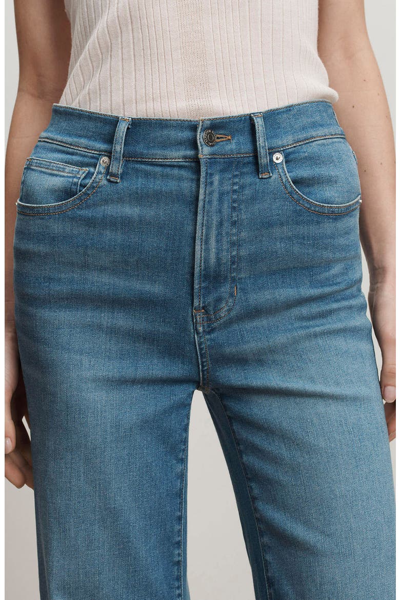 Joplin Wide Flare Leg Jeans, Alternate, color, POOL PARTY