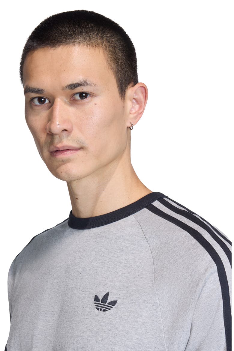 3-Stripes Graphic T-Shirt, Alternate, color, MEDIUM GREY HEATHER