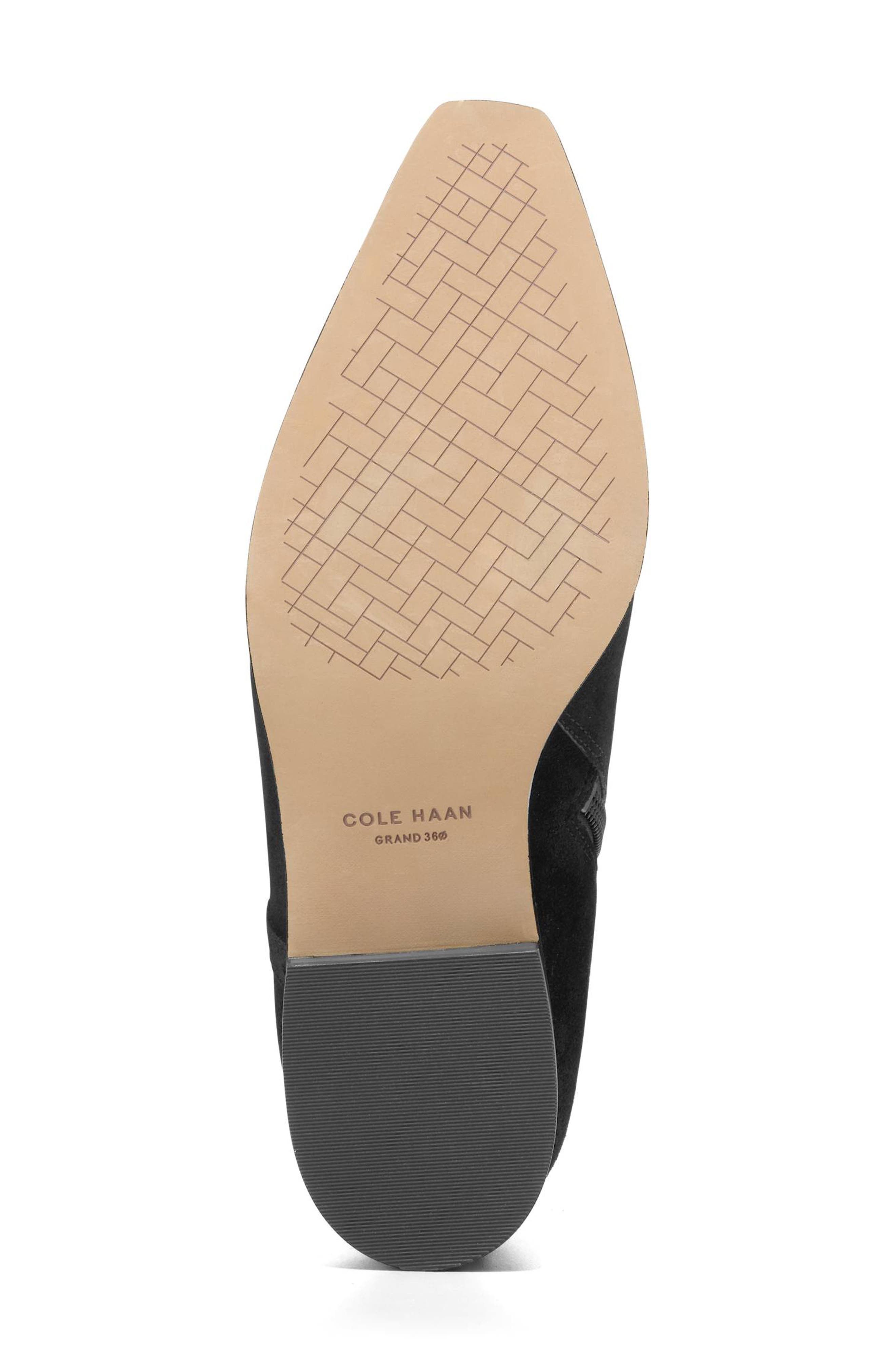 Cole Haan Norella Buckle Bootie, Alternate, color, Black Suede