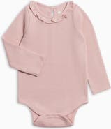 KENDI by Colored Organics Organic Mae Waffle Knit Ruffle Bodysuit