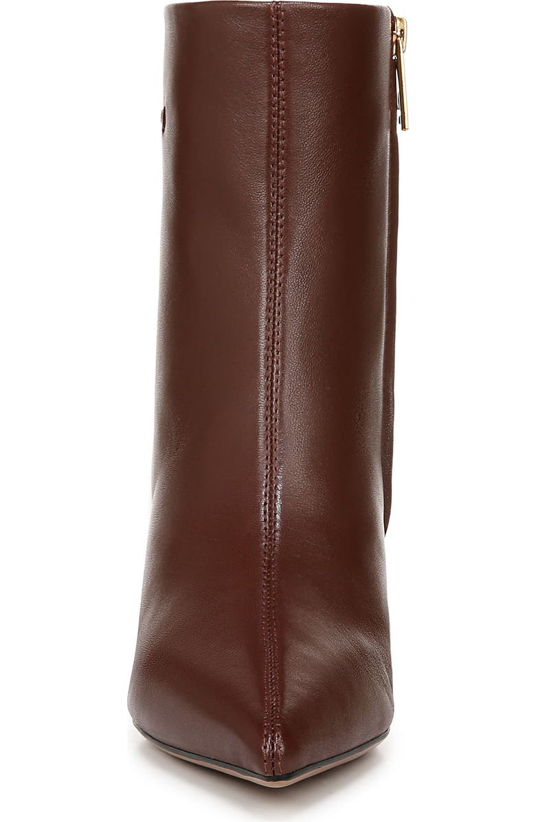 Franco Sarto Anna Pointed Toe Bootie, Alternate, color, Dark Brown