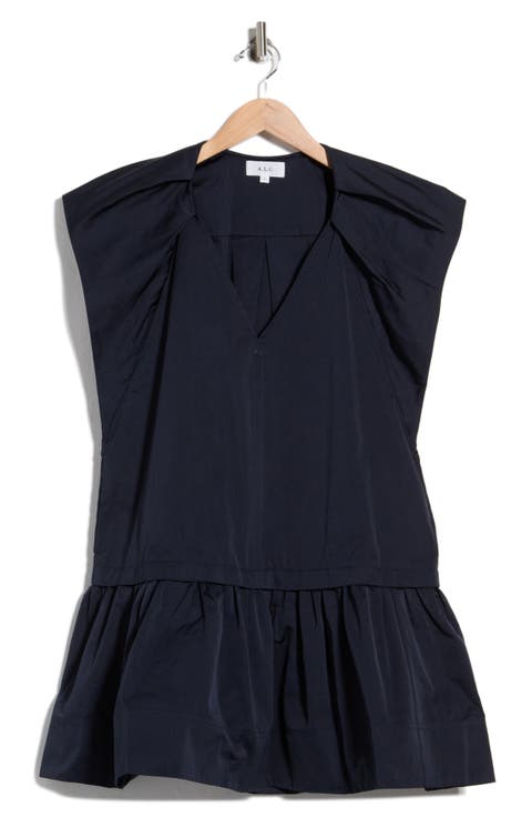 Ember Cap Sleeve Drop Waist Minidress