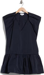 A.L.C. Ember Cap Sleeve Drop Waist Minidress
