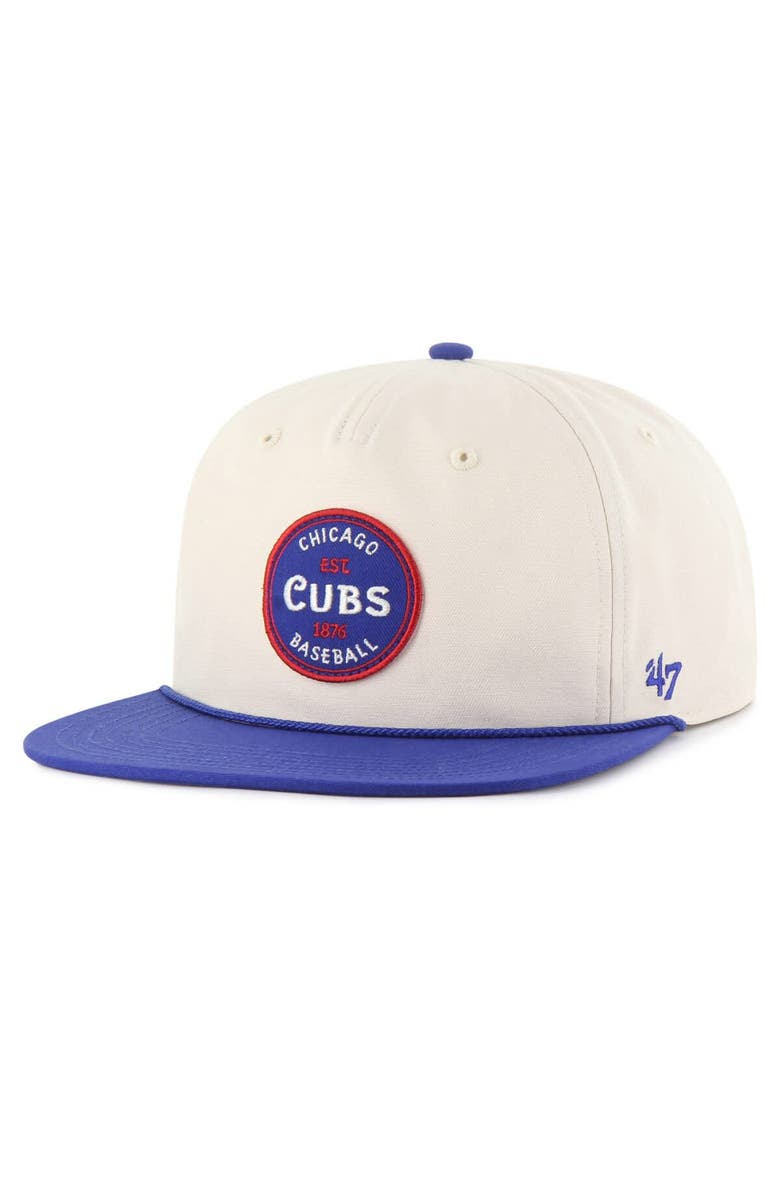 '47 Men's '47  Cream Chicago Cubs Payson Captain Adjustable Hat, Main, color, Cream