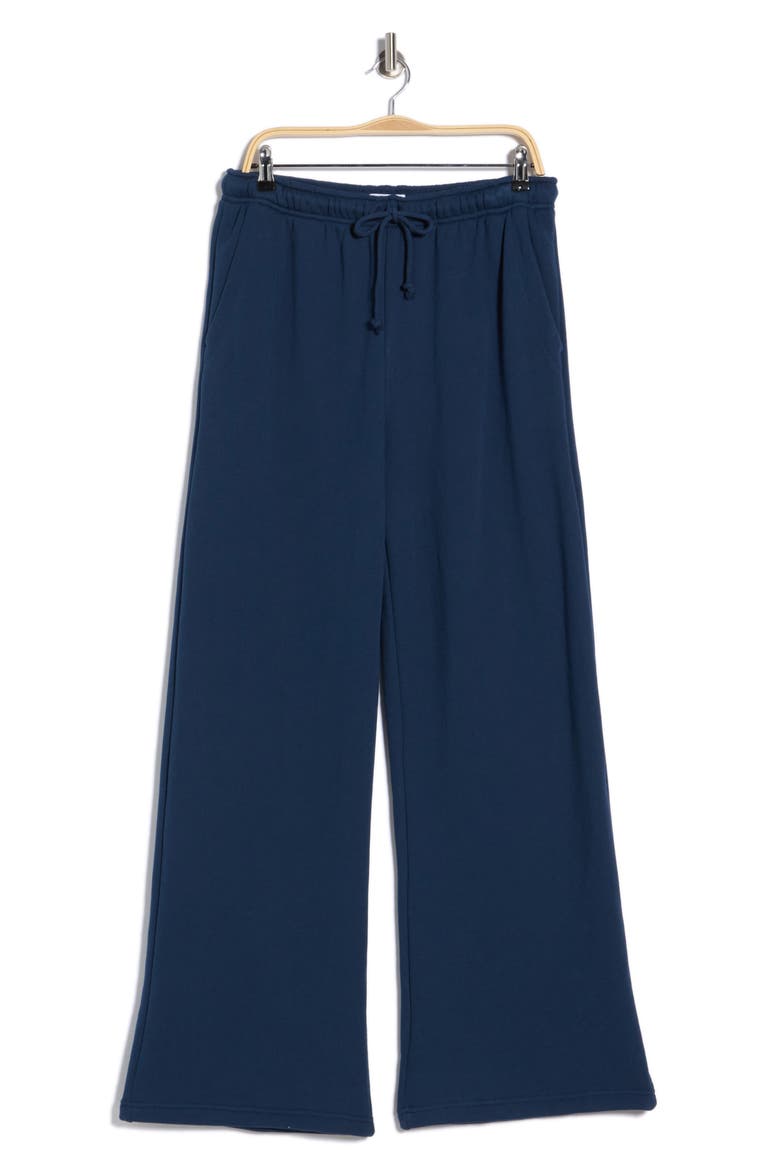 Baggy Cotton Blend Pants, Alternate, color, NAVY SPELLBOUND