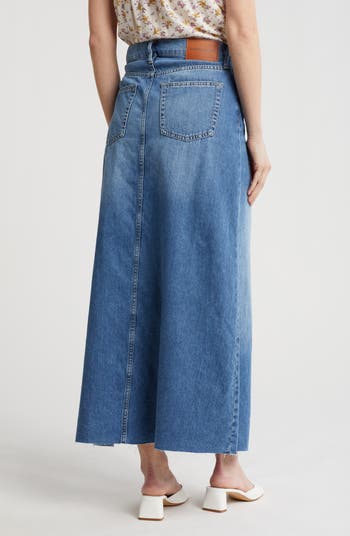 Denim Maxi Skirt
