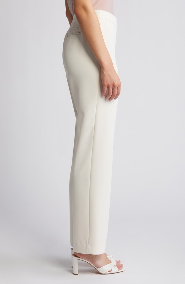 Anne Klein Flat Front Pants, Alternate, color, 