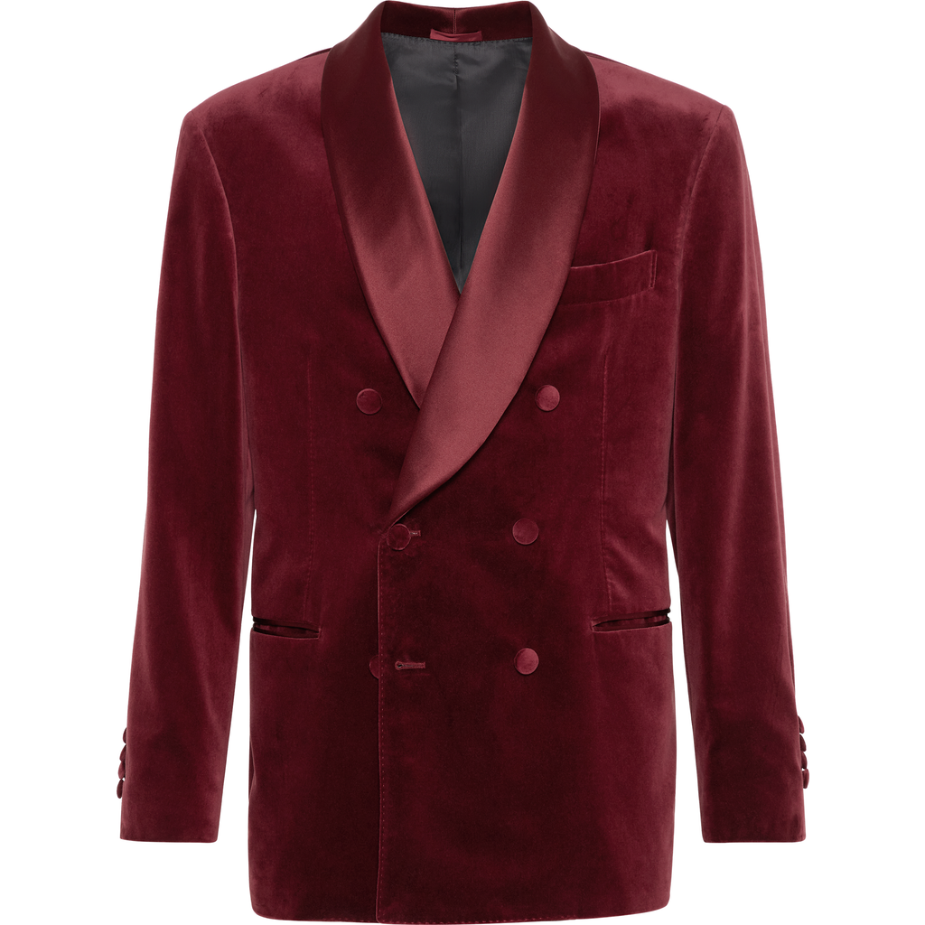 Brunello Cucinelli Uconstructed Blazer In Burgundy