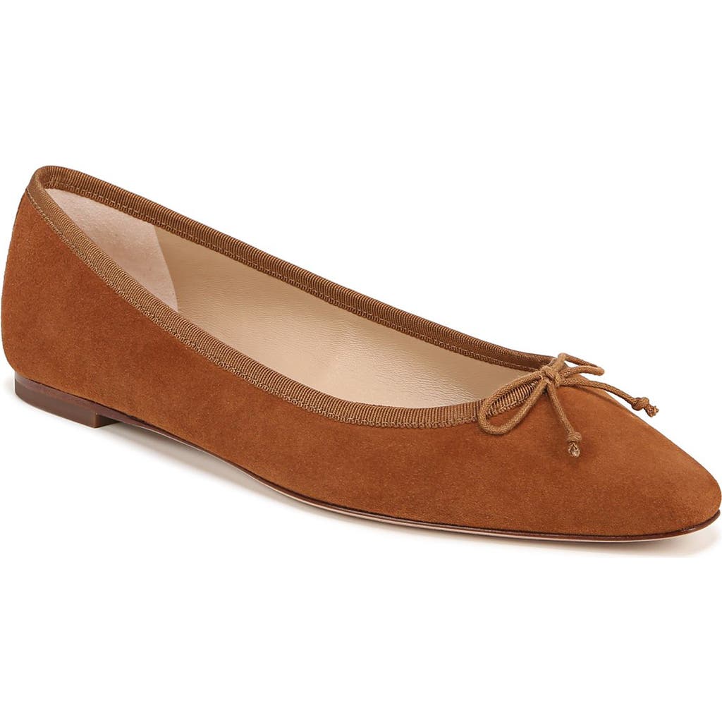 Veronica Beard Catherine Ballet Flat In Caramel